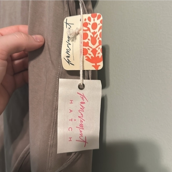 FP Movement x Hatch Hot Shot Maternity Onesie mocha latte L Free People - Picture 8 of 9